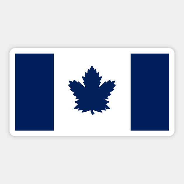 Toronto Maple Leaf Flag Sticker by phneep